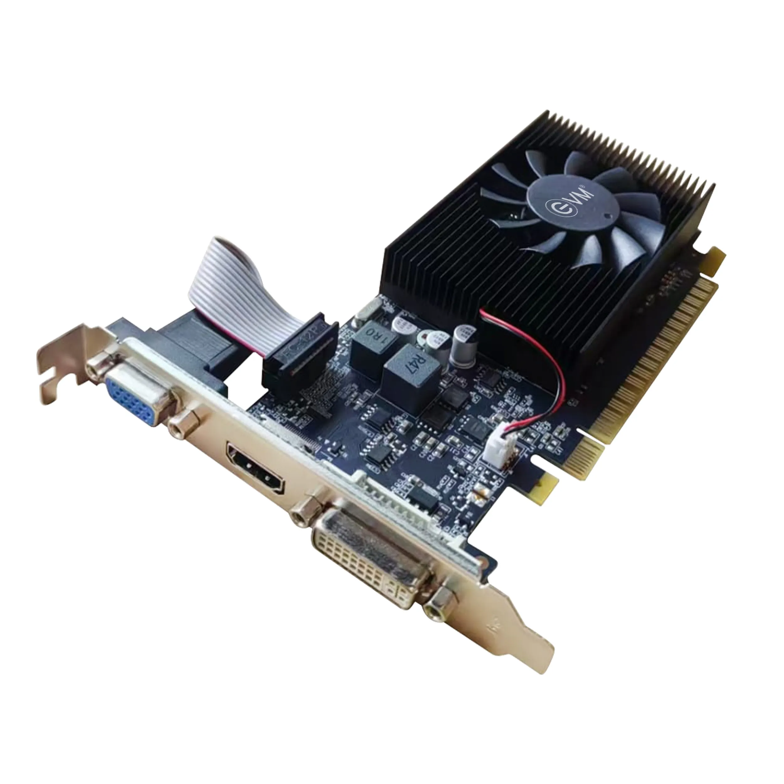 EVM Nvidia Graphic Card GT740 4GB DDR3 With HDMI, DVI, VGA Port view 3